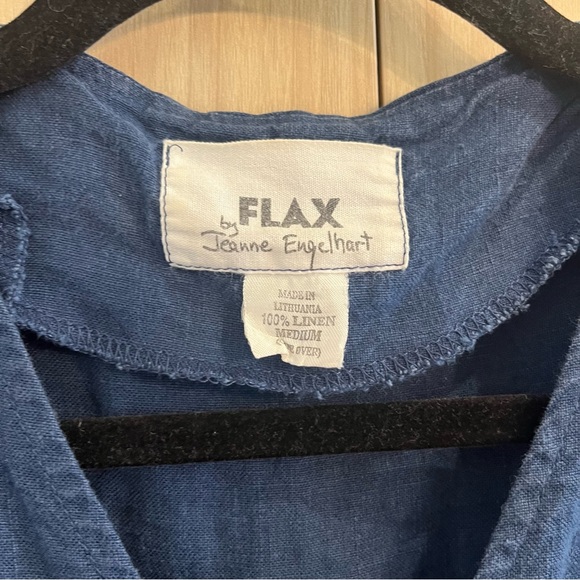 SOLD DO NOT BUY - FLAX LINEN VEST - Picture 3 of 3